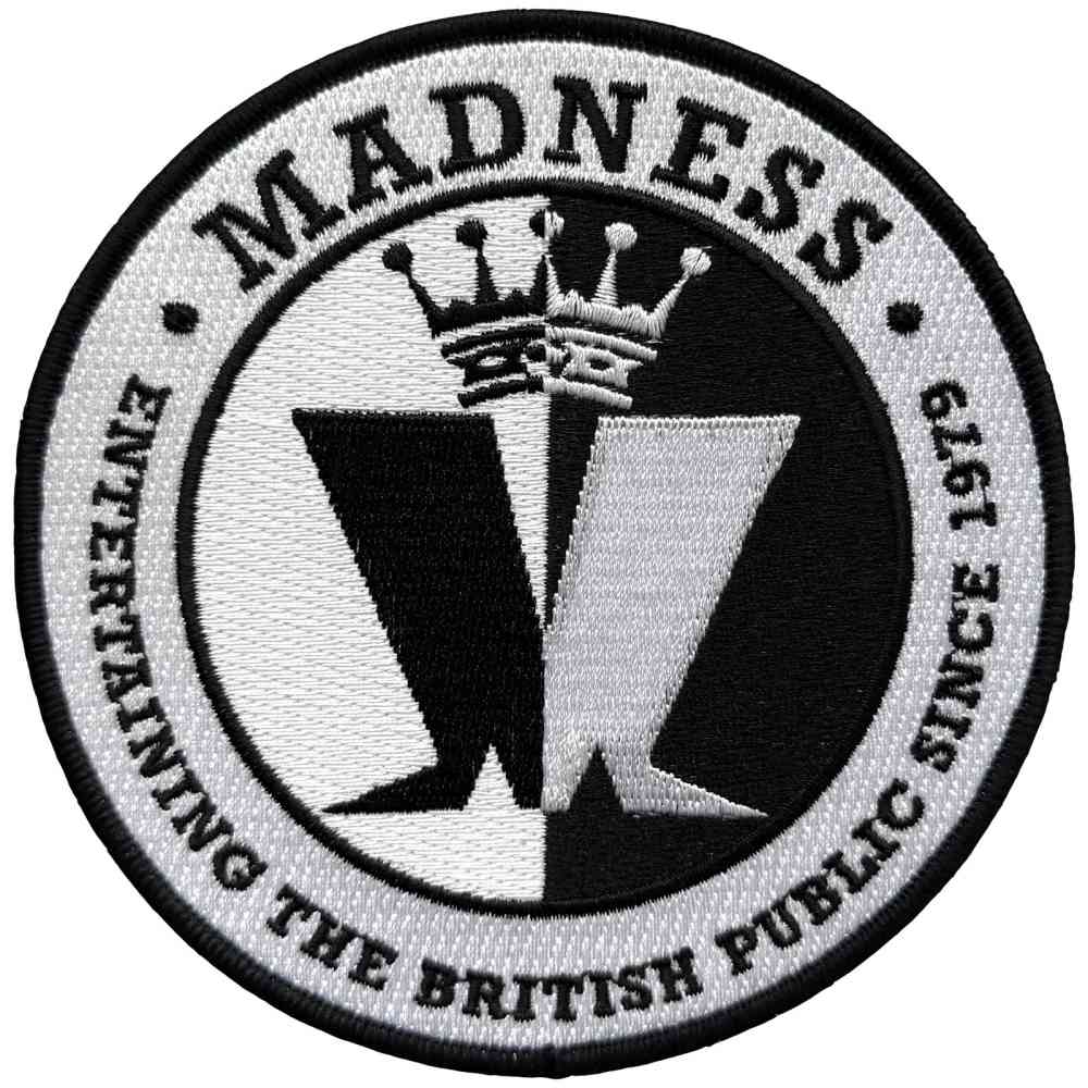 Madness - Since 1979 Patch - Schwarz/Weiß